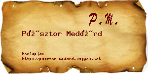 Pásztor Medárd névjegykártya